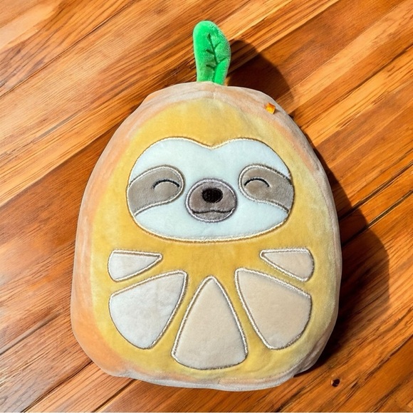 Squishmallows Sloth in Orange Slice Costume 🍊 8” Plush Stuffed Animal - Picture 1 of 6